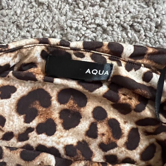 Aqua Cheetah print tube top - Picture 2 of 2